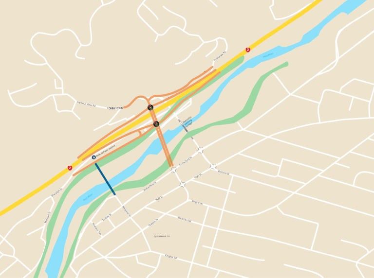 Transport Map Lower Hutt